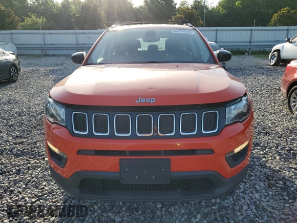 2018 Jeep Compass Sport с VIN 3C4NJDAB7JT441347, выставлен на аукционе Copart как лот 64391845 с пробегом 118 739 миль миль и Списание • Salvage title. История ставок и продаж доступна на DreamBid. Изображение 5.