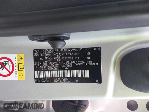 2017 Lexus RX 350 с VIN 2T2ZZMCA8HC069881, выставлен на аукционе IAAI как лот 42394826 с пробегом 46 216 миль миль и . История ставок и продаж доступна на DreamBid. Изображение 9.