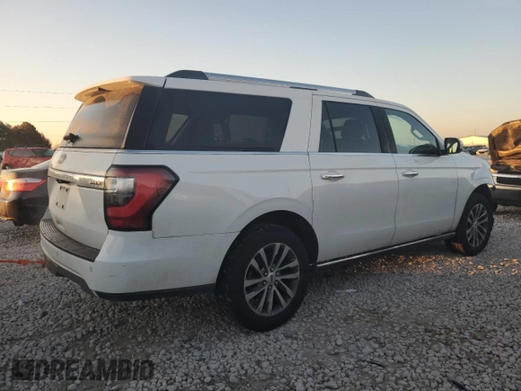 2018 Ford Expedition Max Limited with VIN 1FMJK2AT7JEA23438, listed as a Copart auction lot 85933814 with 99,307 mi miles and Salvage title. Bid and sale history available at DreamBid. Image 3.