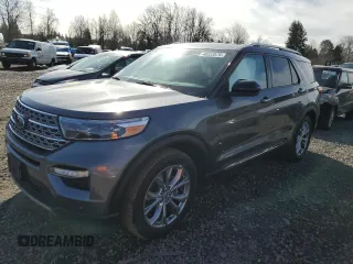 2023 Ford Explorer Limited z VIN 1FMSK7FH8PGA86843, wystawiony jako Copart lot #48033575 z przebiegiem 34 974 mil mil oraz Szkoda całkowita • Salvage title. Historia ofert i sprzedaży dostępna na DreamBid. Obrazek 1.