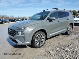 2021 Hyundai Santa Fe Calligraphy with VIN 5NMS5DAL5MH368500, listed as a Copart auction lot 42534255 with 106,945 mi miles and Salvage title. Bid and sale history available at DreamBid. Image 1.
