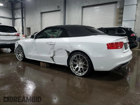 2016 Audi A5 Premium Plus with VIN WAUM2AFH0GN002940, listed as a Copart auction lot 87824885 with 87,176 mi miles and Salvage Title. Bid and sale history available at carsss.com. Image 2.