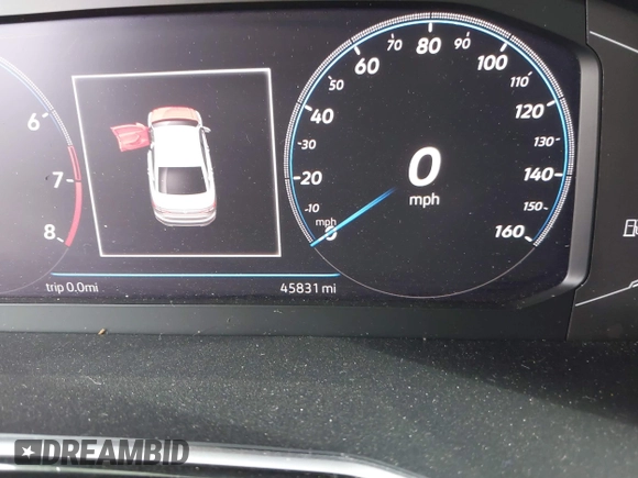 2020 Volkswagen Jetta SEL with VIN 3VWE57BUXLM087744, listed as a IAAI auction lot 42077398 with 45,831 mi miles and . Bid and sale history available at DreamBid. Image 7.