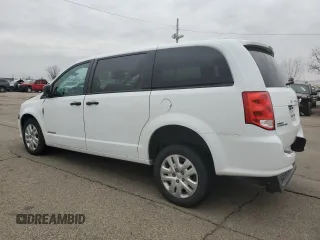 2020 Dodge Grand Caravan SE with VIN 2C4RDGBG9LR248739, listed as a Copart auction lot 87354994 with 72,651 mi miles and Salvage Title. Bid and sale history available at DreamBid. Image 2.