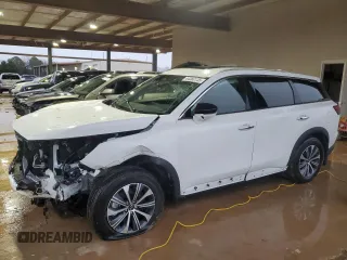 2025 Infiniti QX60 с VIN 5N1AL1ER5SC336507, выставлен на аукционе Copart как лот 53076215 с пробегом 618 миль миль и Списание • Salvage title. История ставок и продаж доступна на DreamBid. Изображение 1.