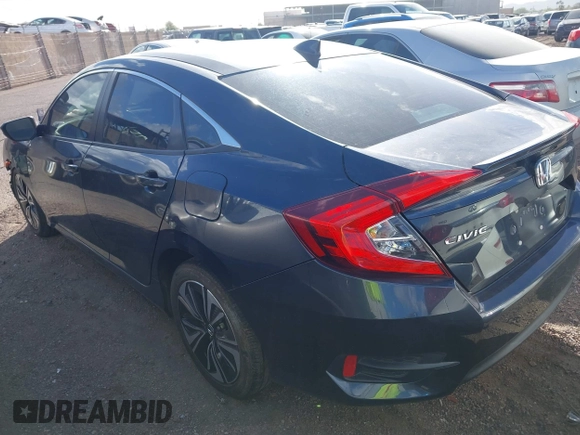 2017 Honda Civic Sedan EX-L with VIN 19XFC1F70HE005116, listed as a IAAI auction lot 42042277 with 61,812 mi miles. Bid and sale history available at carsss.com. Image 3.