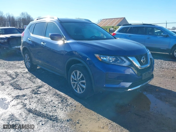2020 Nissan Rogue SV with VIN JN8AT2MV5LW120542, listed as a IAAI auction lot 40734912 with 60,283 mi miles. Bid and sale history available at carsss.com. Image 1.