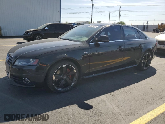 2009 Audi A4 Prestige with VIN WAUMF78K19N049459, listed as a Copart auction lot 59521095 with 205,284 mi miles and Salvage title. Bid and sale history available at DreamBid. Image 1.