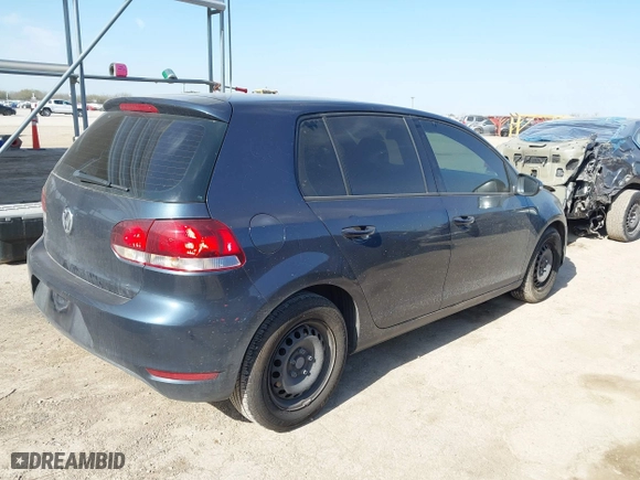 2013 Volkswagen Golf w/Conv & Sunroof with VIN WVWDB7AJ3DW118946, listed as a IAAI auction lot 41695348 with 129,413 mi miles. Bid and sale history available at carsss.com. Image 4.