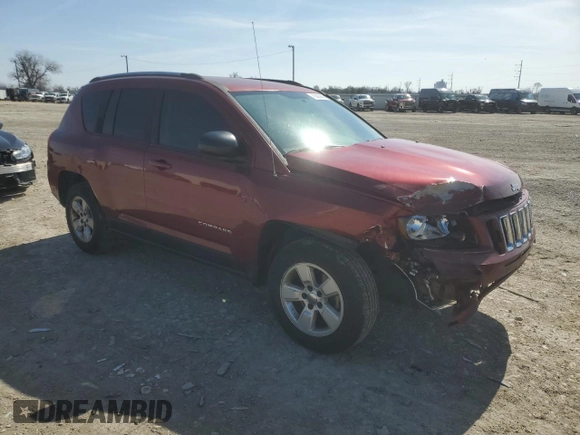 2016 Jeep Compass 75th Anniversary with VIN 1C4NJCBB5GD749124, listed as a Copart auction lot 45005845 with 84,702 mi miles and Salvage Title. Bid and sale history available at carsss.com. Image 4.