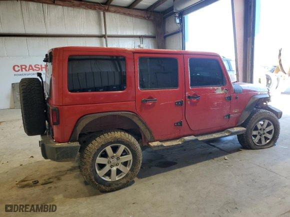 2012 Jeep Wrangler Unlimited Sahara with VIN 1C4BJWEG3CL179457, listed as a Copart auction lot 42768745 with 162,075 mi miles and Salvage Title. Bid and sale history available at carsss.com. Image 3.