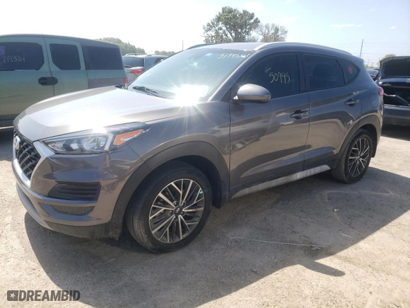 2020 Hyundai Tucson SEL with VIN KM8J3CAL3LU172943, listed as a Copart auction lot 51945313 with 50,945 mi miles. Bid and sale history available at carsss.com. Image 1.