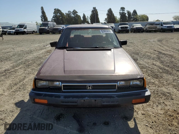1985 Honda Accord LX with VIN JHMAD7437FC068761, listed as a Copart auction lot 52993895 with 112,725 mi miles and Clean Title. Bid and sale history available at carsss.com. Image 5.