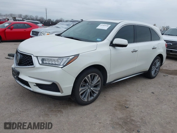 2017 Acura MDX w/Technology Pkg with VIN 5FRYD4H55HB022084, listed as a IAAI auction lot 41585958 with 57,458 mi miles. Bid and sale history available at carsss.com. Image 17.