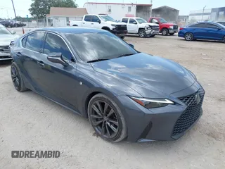 2021 Lexus IS 300 z VIN JTHCA1D25M5116300, wystawiony jako IAAI lot #42156669 z przebiegiem 52 133 mil mil oraz . Historia ofert i sprzedaży dostępna na DreamBid. Obrazek 1.