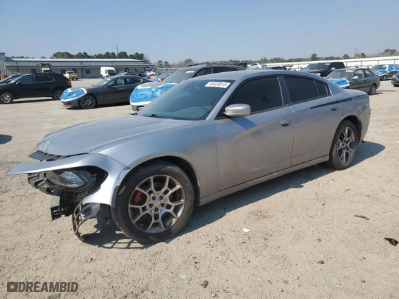 2016 Dodge Charger SXT with VIN 2C3CDXJGXGH151055, listed as a Copart auction lot 46434615 with 249,835 mi miles and Salvage Title. Bid and sale history available at carsss.com. Image 1.