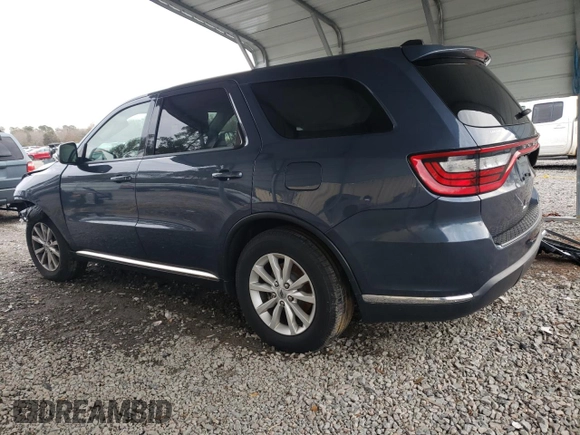 2020 Dodge Durango SXT with VIN 1C4RDHAG5LC307608, listed as a Copart auction lot 89379845 with 58,055 mi miles and Salvage title. Bid and sale history available at DreamBid. Image 2.