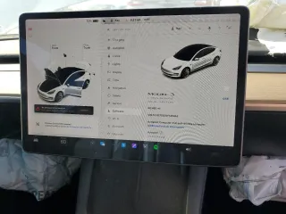 2022 Tesla Model 3 Long Range with VIN 5YJ3E1EB5NF145364, listed as a Copart auction lot 48956045 with 80,485 mi miles and Clean Title. Bid and sale history available at carsss.com. Image 9.