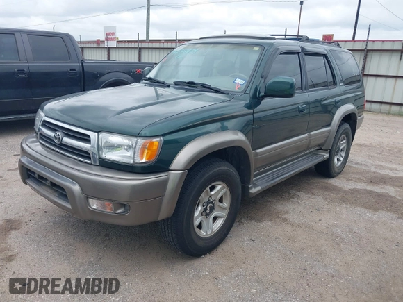 2000 Toyota 4Runner Limited with VIN JT3GN87RXY0163743, listed as a IAAI auction lot 42142809 with 185,320 mi miles and . Bid and sale history available at DreamBid. Image 2.
