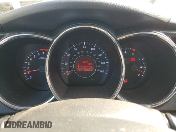 2013 Kia Optima LX with VIN KNAGM4A78D5385108, listed as a Copart auction lot 81477784 with 78,433 mi miles and Salvage Title. Bid and sale history available at carsss.com. Image 9.