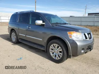2015 Nissan Armada Platinum z VIN 5N1BA0NE4FN609366, wystawiony jako Copart lot #48256155 z przebiegiem 125 468 mil mil oraz Szkoda całkowita • Salvage title. Historia ofert i sprzedaży dostępna na DreamBid. Obrazek 4.