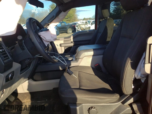 2018 Ford F-150 XL with VIN 1FTFX1EG4JFC22198, listed as a Copart auction lot 46727495 with 121,923 mi miles and Salvage Title. Bid and sale history available at carsss.com. Image 7.