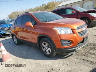 2016 Chevrolet Trax LT with VIN KL7CJLSB4GB605693, listed as a Copart auction lot 75873444 with 86,137 mi miles and Salvage Title. Bid and sale history available at carsss.com. Image 4.
