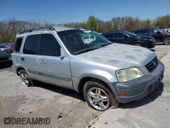 1998 Honda CR-V EX with VIN JHLRD1860WC042074, listed as a Copart auction lot 50542635 with 319,897 mi miles and Salvage Title. Bid and sale history available at carsss.com. Image 4.