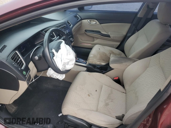 2015 Honda Civic LX with VIN 19XFB2F54FE017757, listed as a Copart auction lot 85159674 with 144,895 mi miles and Salvage Title. Bid and sale history available at carsss.com. Image 7.