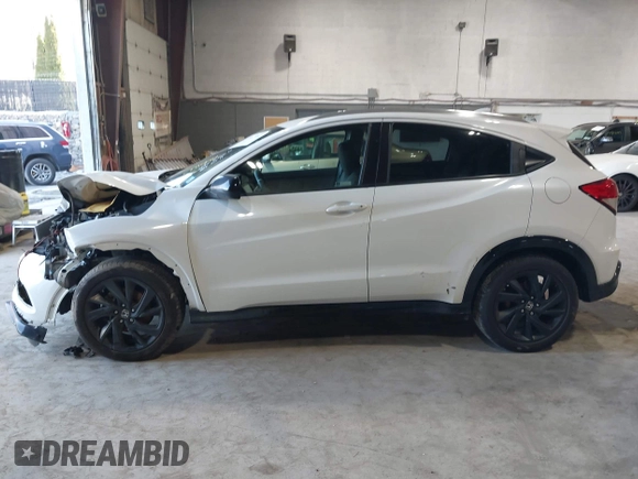 2022 Honda HR-V Sport with VIN 3CZRU6H12NM753653, listed as a IAAI auction lot 41813962 with 74,856 mi miles. Bid and sale history available at carsss.com. Image 15.