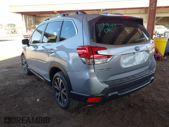 2022 Subaru Forester Limited with VIN JF2SKAPC0NH483301, listed as a IAAI auction lot 42463755 with 14,530 mi miles and . Bid and sale history available at DreamBid. Image 3.