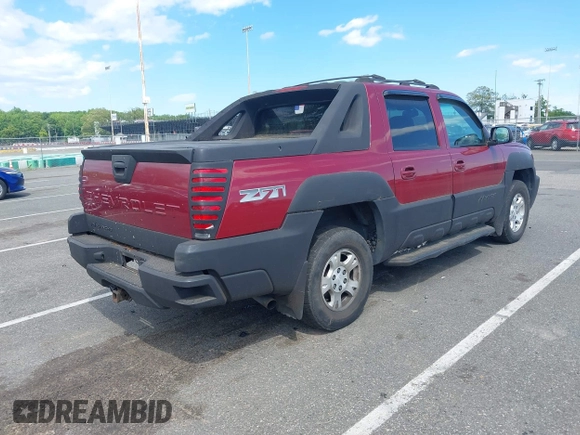 2004 Chevrolet Avalanche Z71 with VIN 3GNEK12T04G331537, listed as a IAAI auction lot 42305840 with 190,272 mi miles and . Bid and sale history available at DreamBid. Image 4.