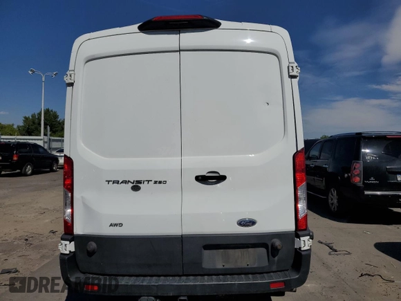 2020 Ford Transit Cargo with VIN 1FTBR2C80LKB64188, listed as a Copart auction lot 71403784 with Not Provided miles and Salvage Title. Bid and sale history available at carsss.com. Image 6.