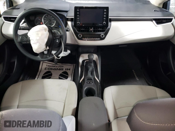 2021 Toyota Corolla LE with VIN 5YFEPMAE0MP196360, listed as a Copart auction lot 49592395 with 38,156 mi miles and Salvage Title. Bid and sale history available at DreamBid. Image 8.