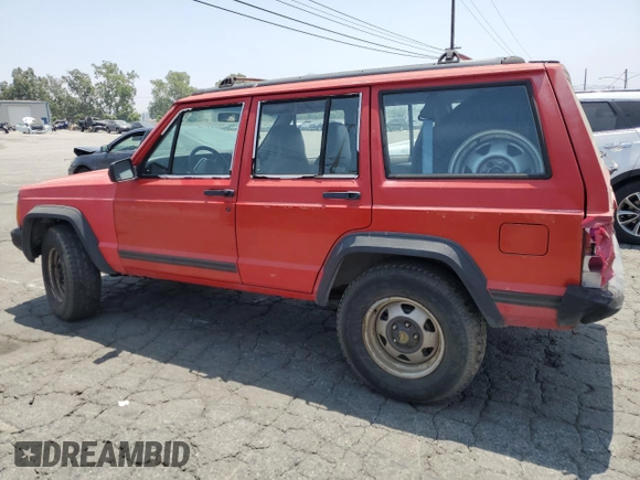 1996 Jeep Cherokee SE with VIN 1J4FT28S3TL213153, listed as a Copart auction lot 57217625 with 331,741 mi miles and Salvage title. Bid and sale history available at DreamBid. Image 2.