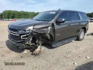 2021 Chevrolet Tahoe LT с VIN 1GNSKNKD2MR357415, выставлен на аукционе Copart как лот 65203165 с пробегом 82 996 миль миль и Списание • Salvage title. История ставок и продаж доступна на DreamBid. Изображение 1.