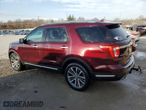 2019 Ford Explorer Platinum z VIN 1FM5K8HT2KGA21256, wystawiony jako Copart lot #45813805 z przebiegiem 84 165 mil mil oraz Nie do naprawy • Non repairable. Historia ofert i sprzedaży dostępna na DreamBid. Obrazek 2.