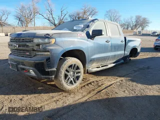 2021 Chevrolet Silverado 1500 LT Trail Boss with VIN 1GCPYFEDXMZ392928, listed as a IAAI auction lot 41340856 with 52,361 mi miles and . Bid and sale history available at DreamBid. Image 21.