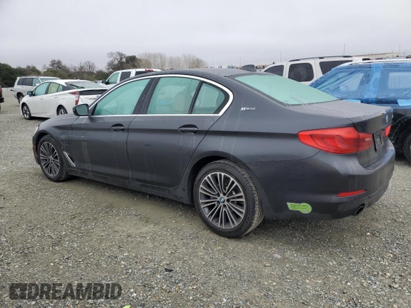 2019 BMW 5 Series 530e with VIN WBAJA9C51KB398689, listed as a Copart auction lot 45586425 with 61,866 mi miles and Salvage title. Bid and sale history available at DreamBid. Image 2.