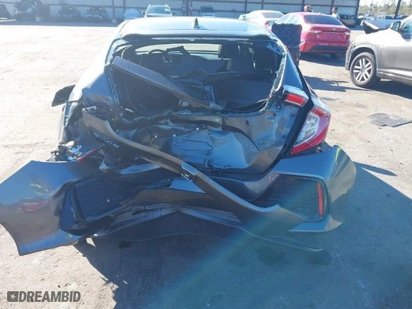 2017 Honda Civic Hatchback EX-L Navi with VIN SHHFK7H79HU208310, listed as a IAAI auction lot 41362349 with 52,740 mi miles. Bid and sale history available at carsss.com. Image 16.