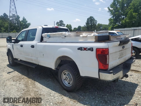 2021 Ford F-250 XL with VIN 1FT7W2B6XMEC11113, listed as a Copart auction lot 60110065 with 67,576 mi miles and Clean title. Bid and sale history available at DreamBid. Image 2.