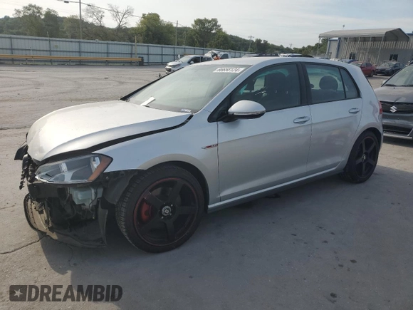 2016 Volkswagen Golf GTI SE with VIN 3VW4T7AU8GM068487, listed as a Copart auction lot 66658124 with 94,144 mi miles and Salvage Title. Bid and sale history available at carsss.com. Image 1.