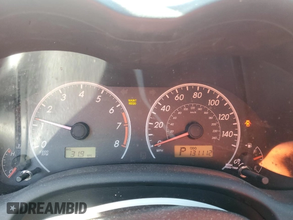 2013 Toyota Corolla L with VIN 5YFBU4EE8DP165637, listed as a Copart auction lot 54437445 with 131,112 mi miles and Clean Title. Bid and sale history available at DreamBid. Image 9.