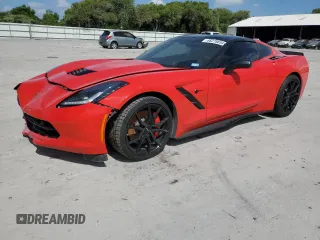 2016 Chevrolet Corvette Z51 2LT with VIN 1G1YK2D79G5111636, listed as a Copart auction lot 66278654 with 55,472 mi miles and Salvage Title. Bid and sale history available at carsss.com. Image 1.