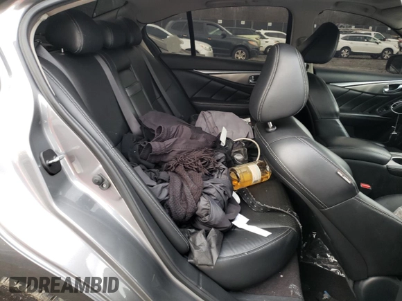 2019 Infiniti Q50 Luxe with VIN JN1EV7AR5KM591227, listed as a Copart auction lot 48151375 with 62,781 mi miles and Salvage Title. Bid and sale history available at DreamBid. Image 10.