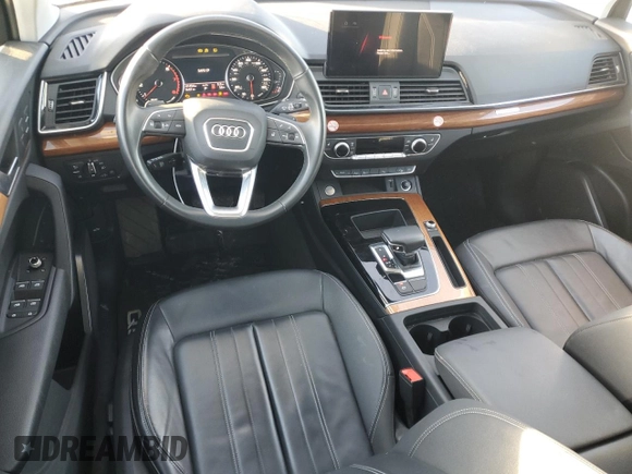 2023 Audi Q5 Premium with VIN WA1ABAFY9P2046985, listed as a Copart auction lot 80493784 with 41,454 mi miles and Salvage Title. Bid and sale history available at carsss.com. Image 8.
