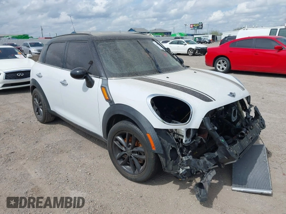 2012 MINI Countryman S with VIN WMWZC3C57CWL87877, listed as a IAAI auction lot 41909121 with Not provided miles and . Bid and sale history available at DreamBid. Image 1.