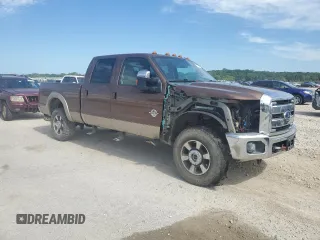 2011 Ford F-250 XL with VIN 1FT7W2BT3BED00895, listed as a Copart auction lot 57273424 with 180,181 mi miles and Salvage title. Bid and sale history available at DreamBid. Image 4.