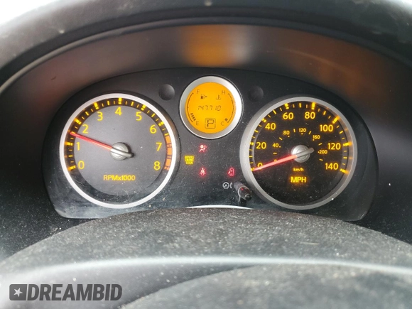 2008 Nissan Sentra S with VIN 3N1AB61E38L713486, listed as a Copart auction lot 45638244 with 147,710 mi miles and Salvage Title. Bid and sale history available at DreamBid. Image 9.