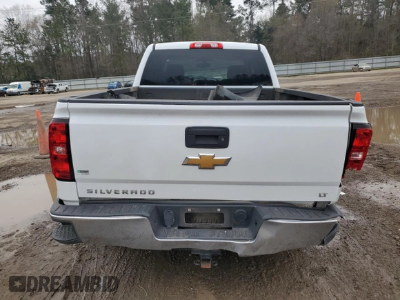 2018 Chevrolet Silverado 1500 LT with VIN 1GCRCREH3JZ172960, listed as a Copart auction lot 45530455 with 121,588 mi miles and Salvage Title. Bid and sale history available at DreamBid. Image 6.